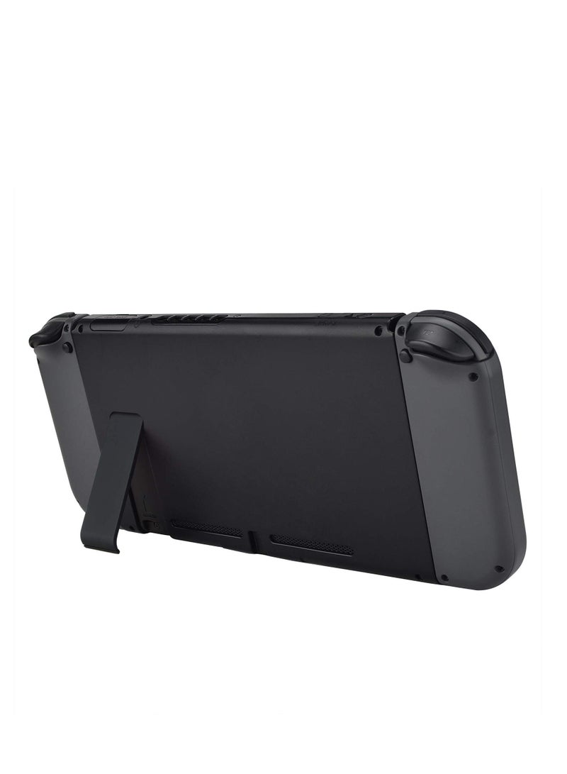 واي آند دي 2 Set of Black Soft Touch Replacement Kickstand for Nintendo Switch Console, Back Bracket Holder Kick Stand - Console NOT Included - Image 4