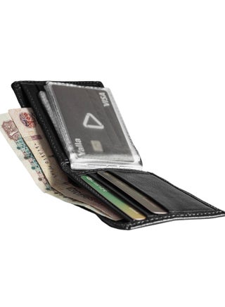 Real Leather Wallet for Men(sa126), Bifold Mens Wallet, Minimalist Front Pocket Wallet for Men with Gift Box - 8 Card Slots and 10 ID Window - pzsku/Z6EFF564A1B49203B6378Z/45/_/1723965312/410fda13-c7c0-4acf-9631-3b8e7b831584