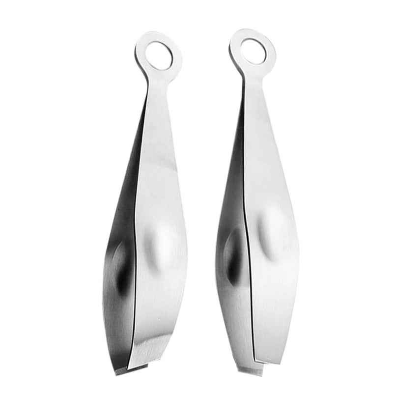 Amosfun 2 Pieces Hair Plucking Jacket Set Goose Tweezers For Cooking Kitchen Portable - Image 2