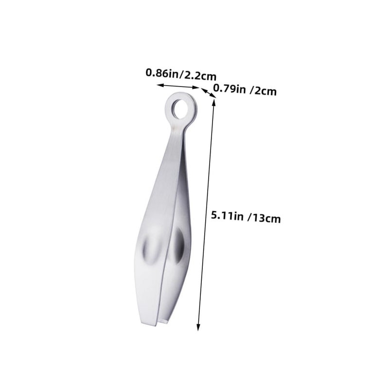 Amosfun 2 Pieces Hair Plucking Jacket Set Goose Tweezers For Cooking Kitchen Portable - Image 3