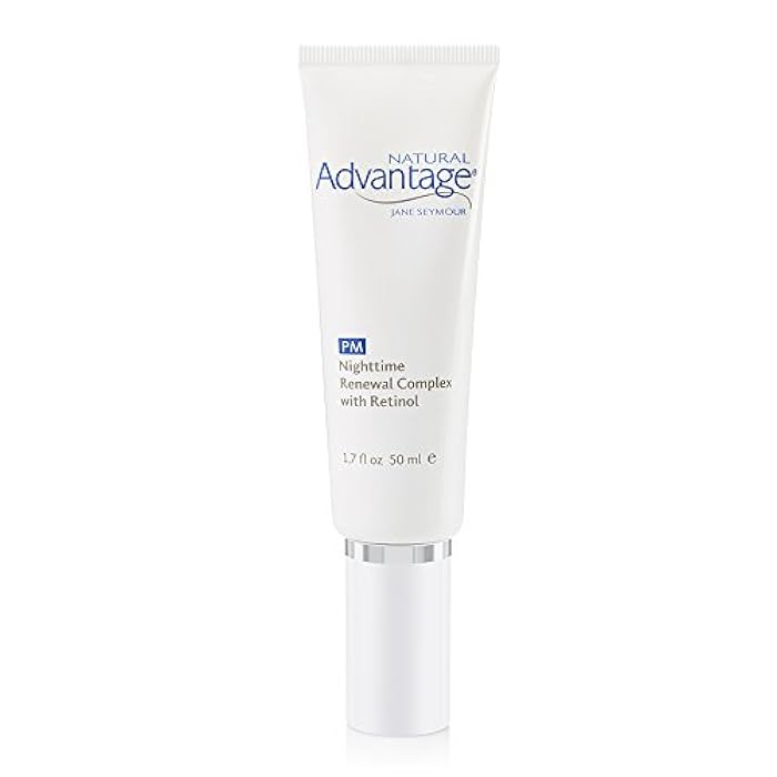 NATURAL ADVANTAGE Nighttime Renewal Complex – with Retinol, Shea Butter, and Vitamin E – For Enlarged Pores and Uneven Skin Tone – 1.7 Ounces by Jane Seymour - Image 1