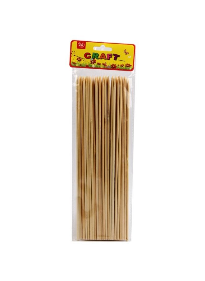 Simba - SIMBA TALL THIN WOOD STICKS 48 PCS IN PACKAGE - Image 1