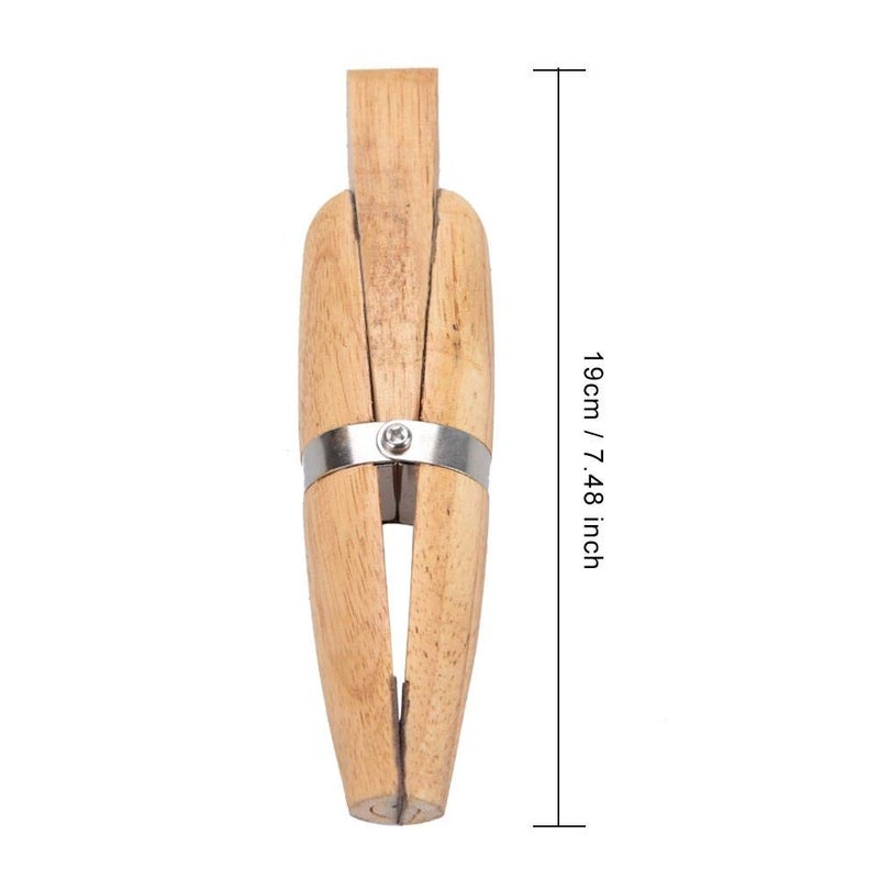 Semme Jewelry Clamp,Ring Clamp Wooden, Jewelers Holder Jewelry Making Benchwork Professional Hand Toolfor Polishing and Repairing Rings Vice With Wedge Lock - Image 2