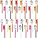 Haconba 30 Pcs Inflatable Horse Stick Blow up Horsehead Stick Inflatable Cowboy Cowgirl Pony Stick Horse Stick Balloons for Birthday Christmas Pool Cowboy Theme Party Decoration Color set 3 - Image 2
