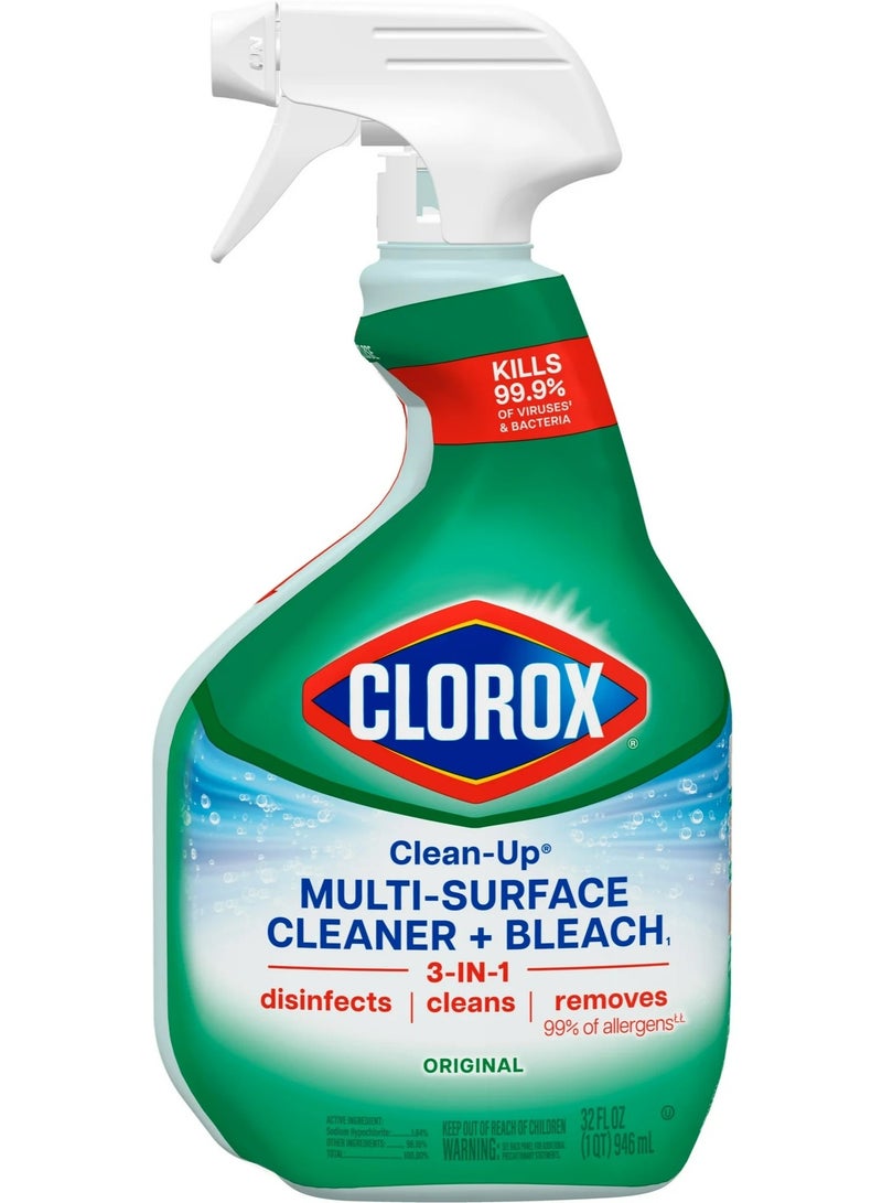 كلوركس منظف ​​متعدد الأسطح كلين أب مع مبيض أصلي 946 مل - Image 1