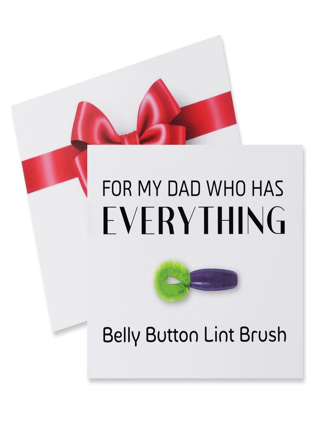SELORY Christmas Funny Gifts for Dad,Gag Dad Gift,Dad Gifts from Daughter Son,Joke Gift,Belly Button Brush - Image 1