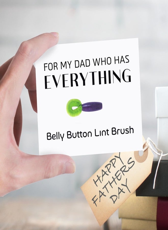SELORY Christmas Funny Gifts for Dad,Gag Dad Gift,Dad Gifts from Daughter Son,Joke Gift,Belly Button Brush - Image 3