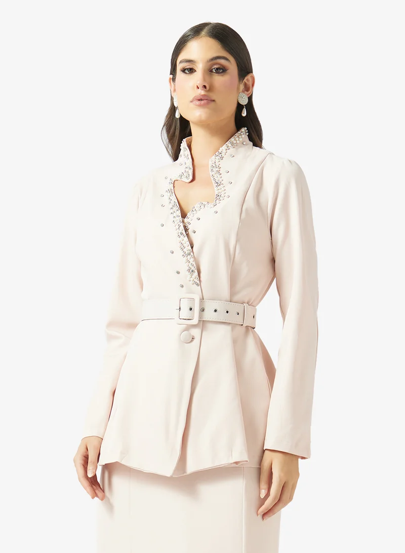 Khizana  Peplum Top With Skirt for Women | Best Price UAE