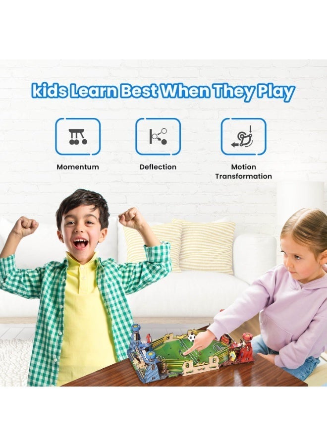 Smartivity DIY Mini Football, Soccer Table Stem Educational Fun Miniature Game Toys For Age 8 To 14, Toy For Boys & Girls 8-10-12-14, Science Toy, Educational Based Activity Game, Made In India - Image 3