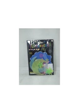 Generic A group of phosphorescent shapes that glow in the dark, consisting of four groups of various shapes and colors  - Image 2