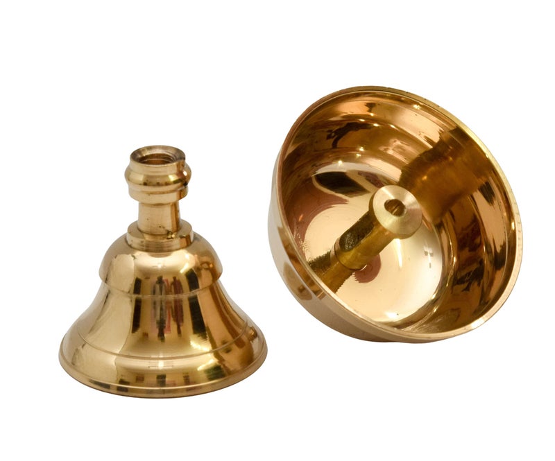 Bhimonee Decor Pure Brass Akhand Jyothi Pyali Stand – Nanda Table Diya for Pooja & Home Temple (3.2 Inches, Pack of 2) - Image 5
