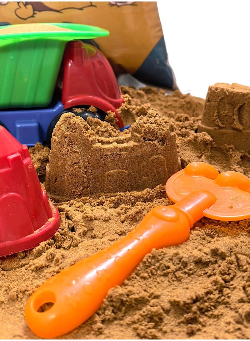 كريتر  رمل طبيعي مغسول وجاف 10 كجم مثالي لصندوق الرمل والاستخدام الخارجي ممتع للعب وتطوير المهارات. - Image 5