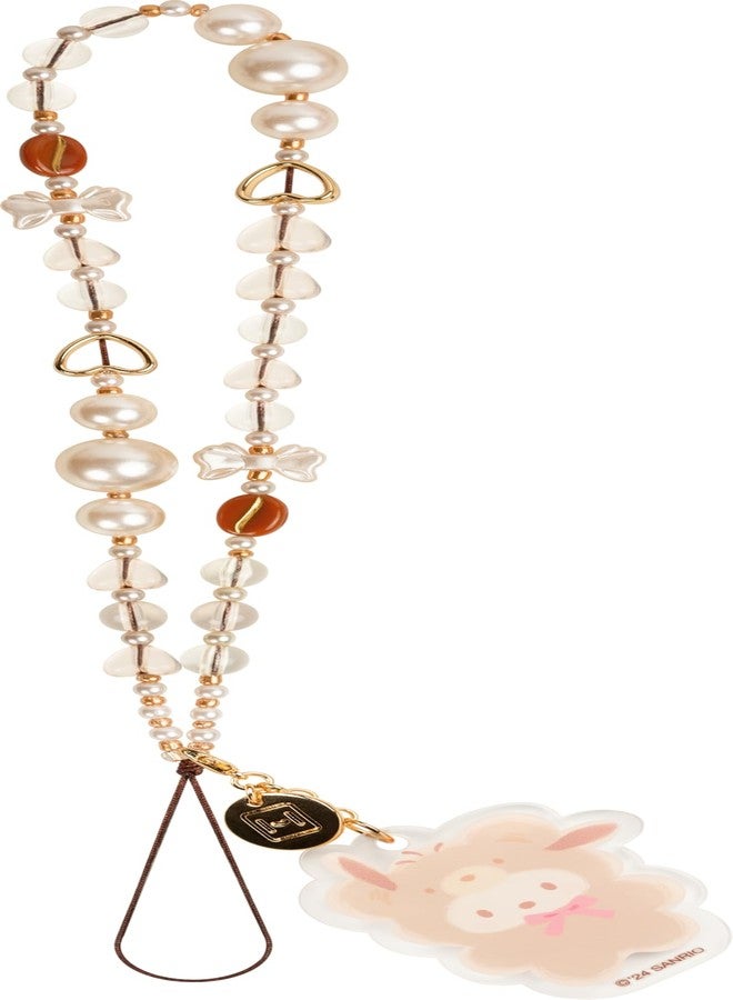 أي فيس سوار معصم iFace Hello Kitty and Friends المزين بالخرز [سلسلة Latte Bear] - سوار معصم لطيف للهواتف المحمولة والكاميرا والمفاتيح وأجهزة AirPods - Pochacco - Image 1