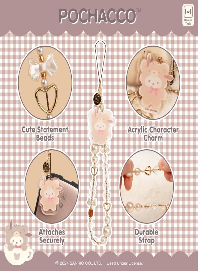 أي فيس سوار معصم iFace Hello Kitty and Friends المزين بالخرز [سلسلة Latte Bear] - سوار معصم لطيف للهواتف المحمولة والكاميرا والمفاتيح وأجهزة AirPods - Pochacco - Image 2