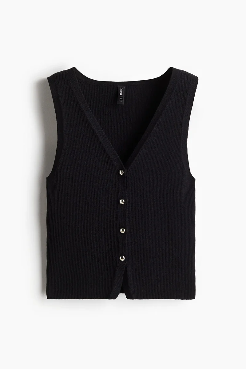 H&M Button-front sweater vest