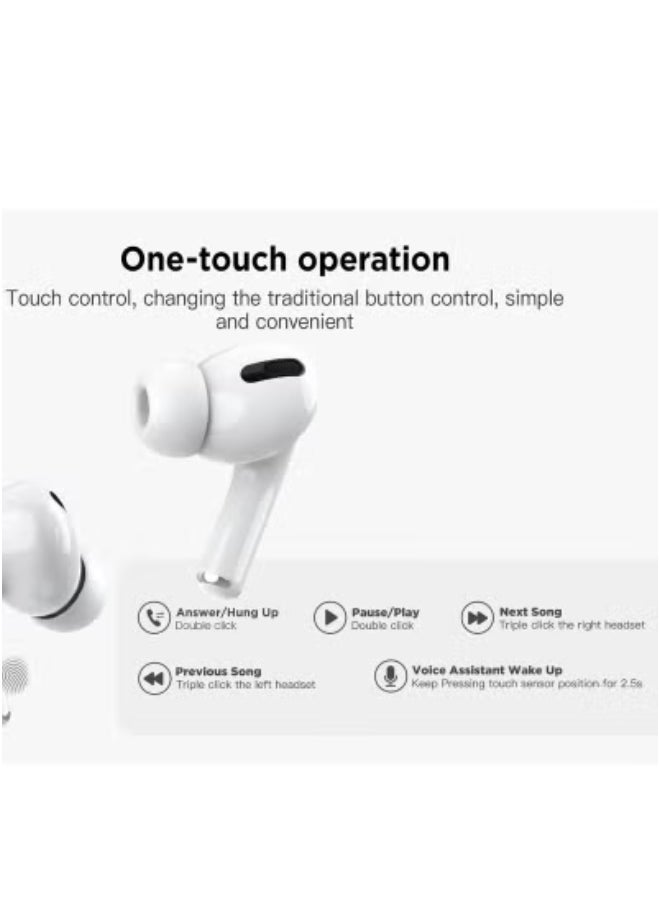 Modio ME8 True Wireless Stereo Earphones – Bluetooth 5.3 Earbuds with Deep Bass, Noise Isolation & Touch Control – Lightweight, Ergonomic Fit with Compact Charging Case – Auto Pairing & Long Battery Life – For Android, iOS, Tablets & More