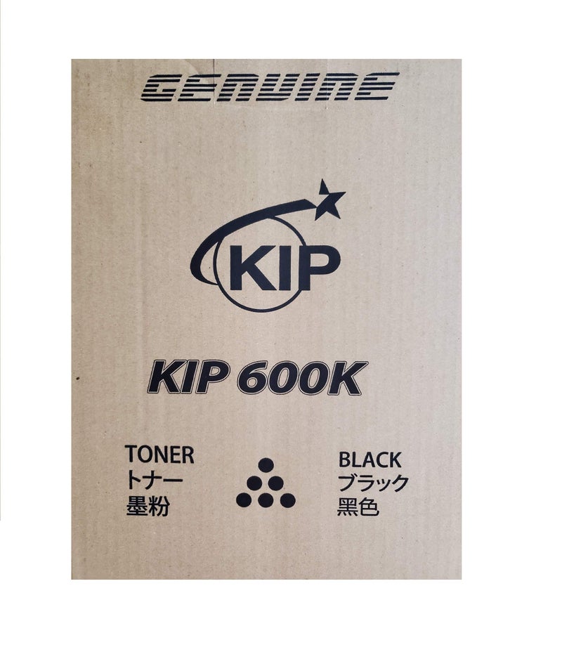 KIP 600 Series 650 660 - Black Toner - 2 x 500 Gram cartridges by Plotter Inc - Image 1
