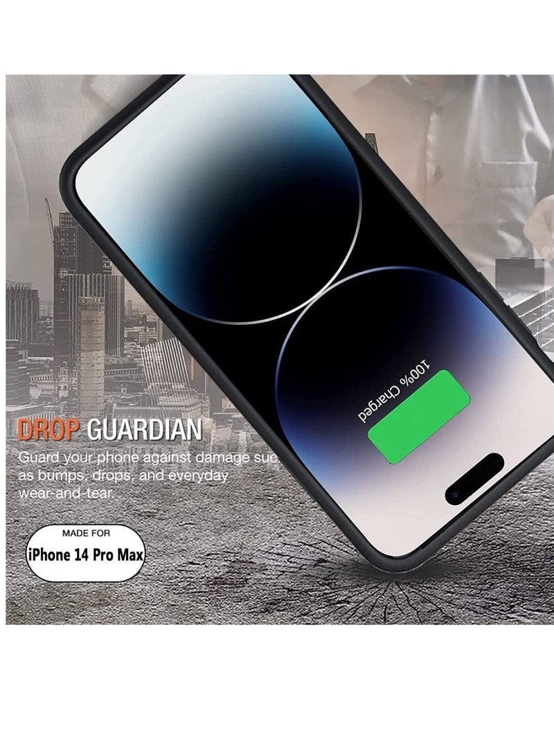 Battery Case for iPhone Series, Portable Battery Pack, Rechargeable Smart Charger Case, External Battery Charging Case, 4500 mah, Compatible with (iPhone 14 Pro Max)