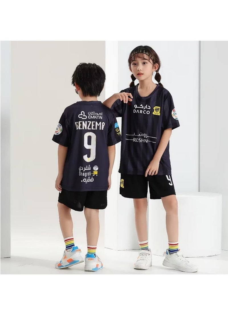 M MIAOYAN Saudi Jeddah United Benzema No. 9 football jersey set for the 24th season - Image 3