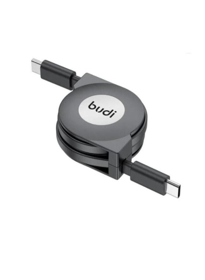 بودي كابل شحن قابل للسحب من الجهتين تايب سي الى تايب سي - Image 1