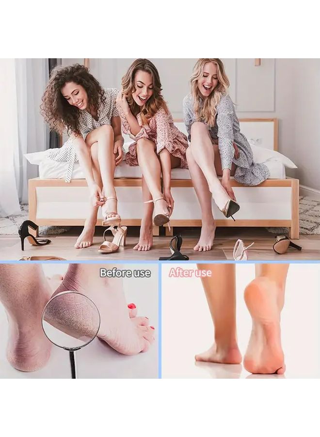 2 Pieces Heavy Duty Foot File Pedicure Set Extra Coarse and Fine Salon Grade Home Travel Portable Foot Care - Image 1