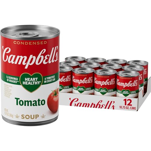 Campbell'S Campbells Condensed Heart Healthy Tomato Soup 1075 oz Can 12 Pack - Image 1