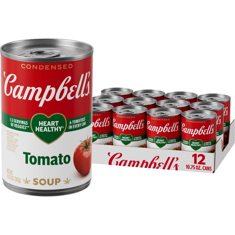 Campbell'S Campbells Condensed Heart Healthy Tomato Soup 1075 oz Can 12 Pack - Image 3