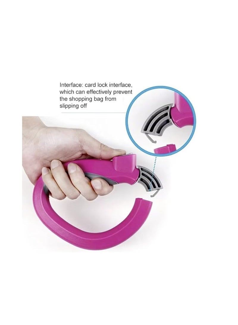 Grocery Bag Holder Hook For Easy Lifting  (4 PCs) Multicolor - Image 2