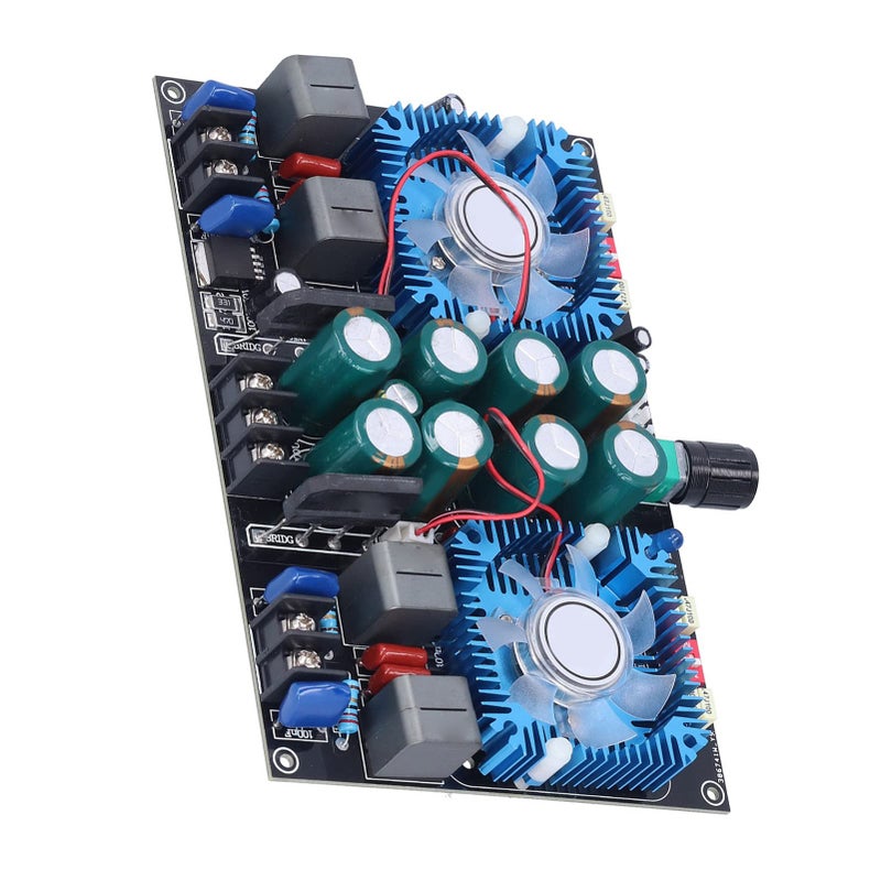 TDA8954TH 420W لوحة مكبر صوت رقمي ثنائي القنوات مع مروحة تبريد لمسرح المنزل - Image 3