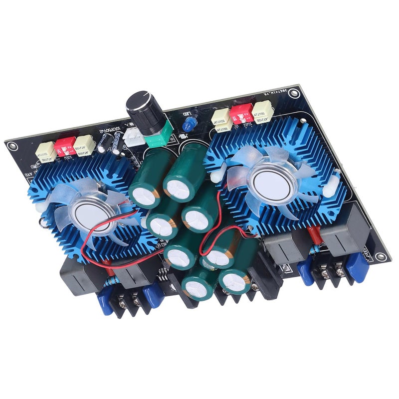 TDA8954TH 420W لوحة مكبر صوت رقمي ثنائي القنوات مع مروحة تبريد لمسرح المنزل - Image 5