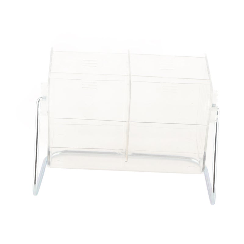 Clear Plastic Remote Control Holder Desk Organizer Transparent Mobile Phone Case Glasses Sundries Storage Box - Image 1