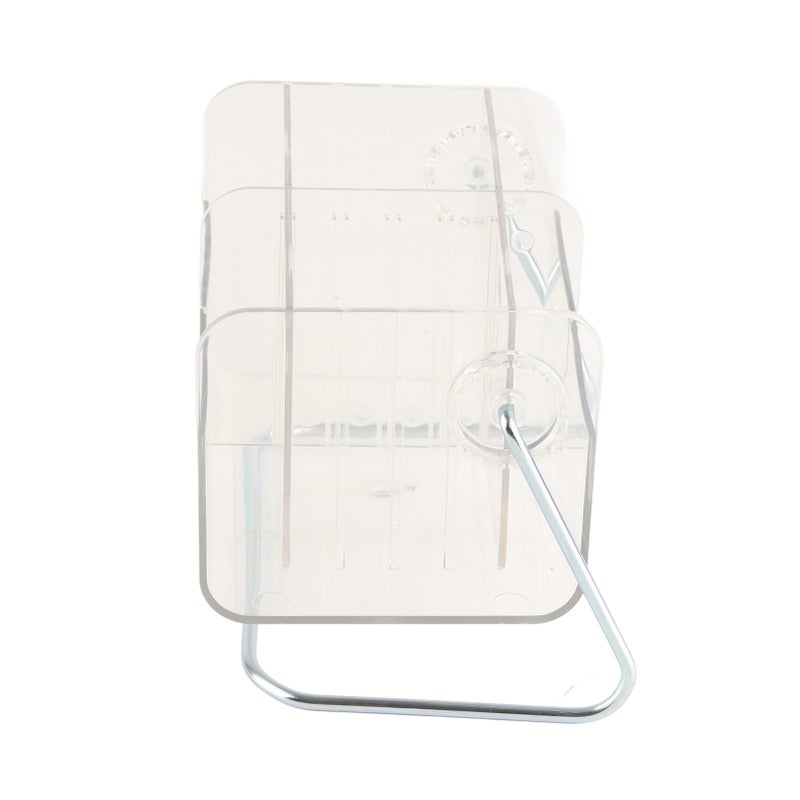 Clear Plastic Remote Control Holder Desk Organizer Transparent Mobile Phone Case Glasses Sundries Storage Box - Image 2