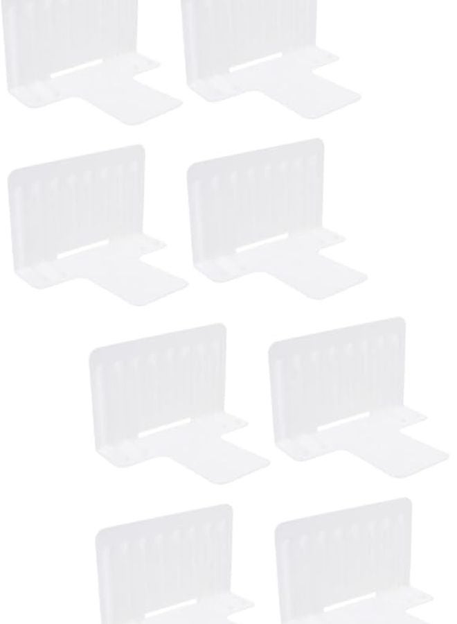 Tehaux 8pcs Fridge Door Organizer White Drawer Dividers Kitchen Storage Draw Divider - Image 2