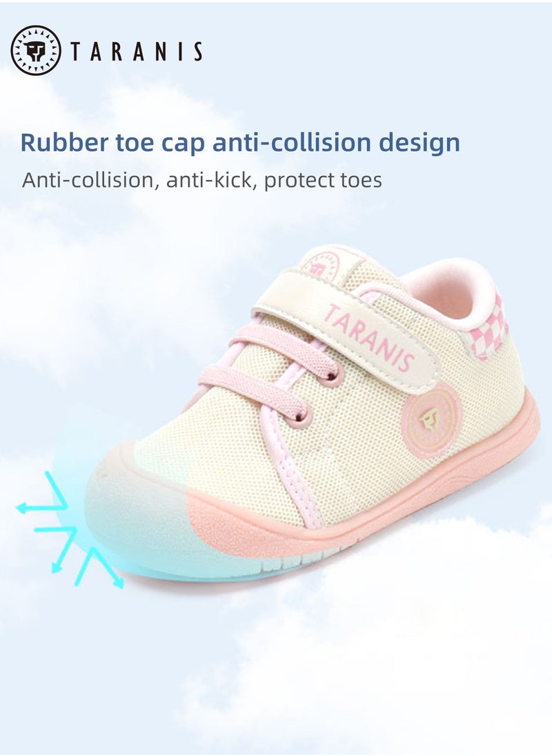 Taranis - Toddler Girl Shoes Kids Mesh Sneakers Flexible Outdoor Walking Shoes Breathable - Image 1