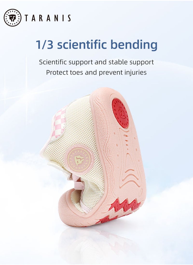 Taranis - Toddler Girl Shoes Kids Mesh Sneakers Flexible Outdoor Walking Shoes Breathable - Image 1