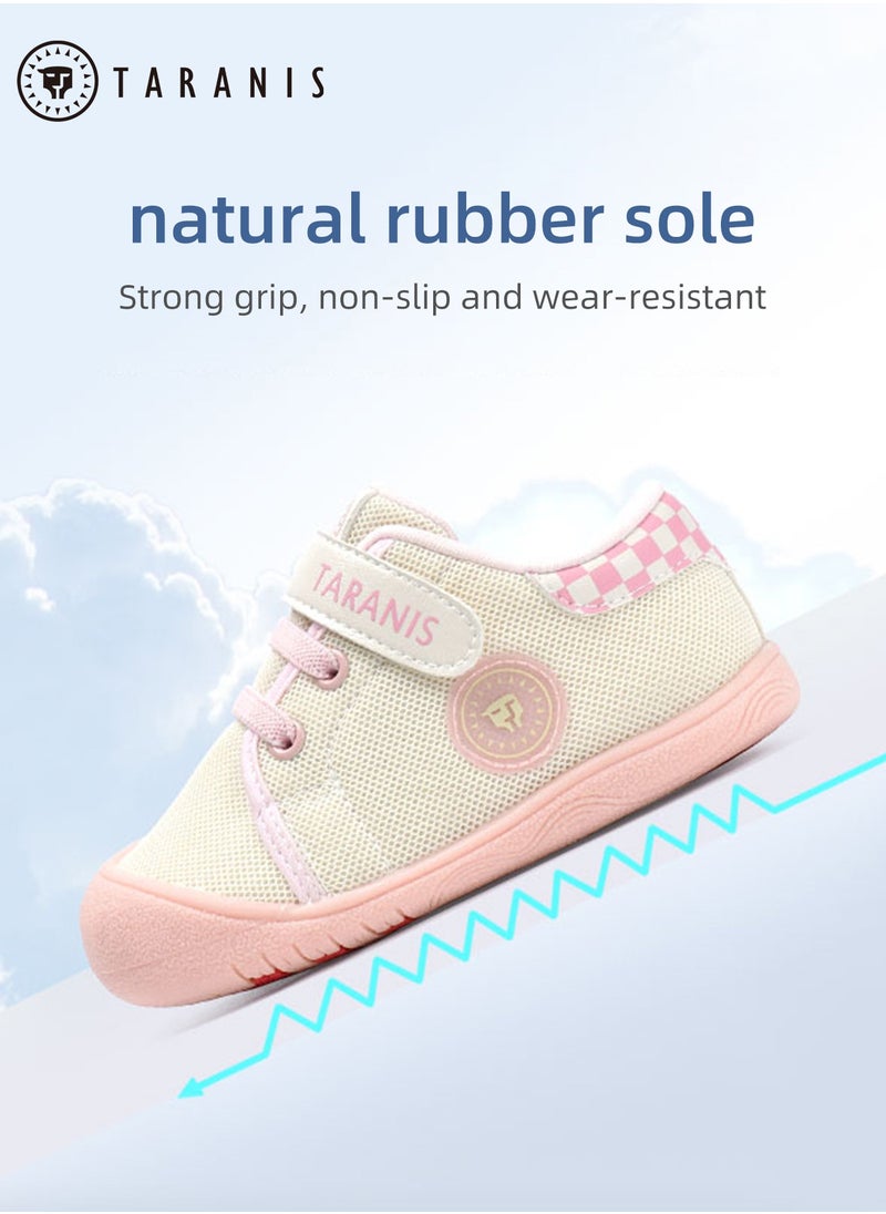 Taranis - Toddler Girl Shoes Kids Mesh Sneakers Flexible Outdoor Walking Shoes Breathable - Image 1