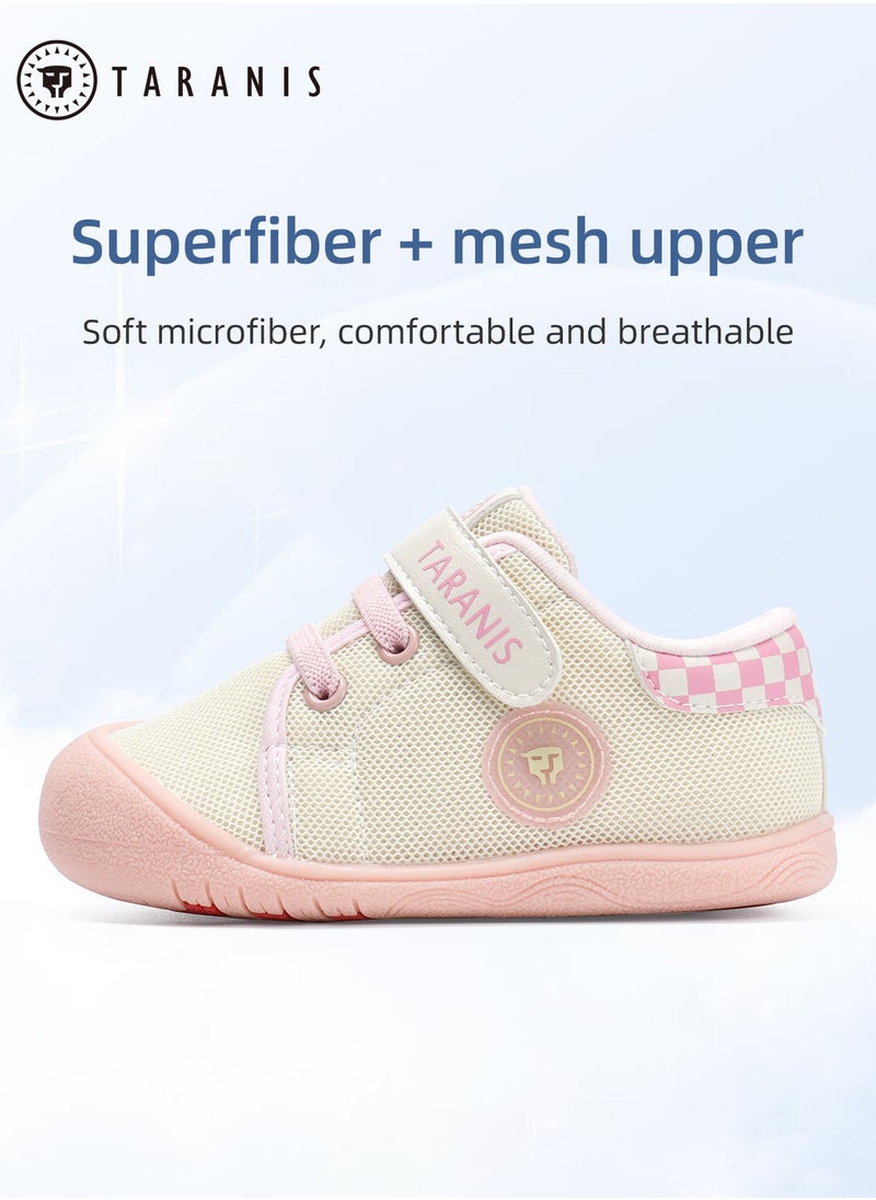 Taranis - Toddler Girl Shoes Kids Mesh Sneakers Flexible Outdoor Walking Shoes Breathable - Image 1