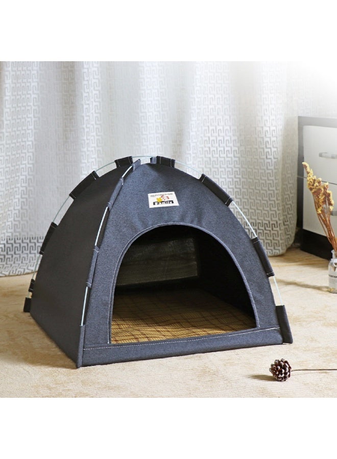 Dog/Cat Tent Bed, Four Seasons Universal Breathable, Washable Dog House for Indoor and Outdoor Use,Removable, Foldable, Portable - Image 1