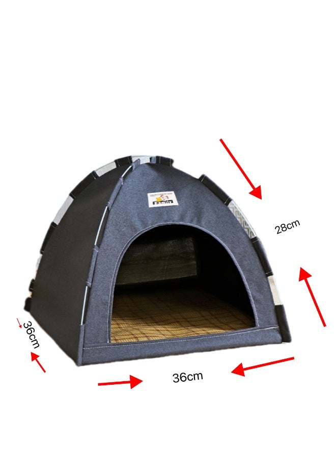 Dog/Cat Tent Bed, Four Seasons Universal Breathable, Washable Dog House for Indoor and Outdoor Use,Removable, Foldable, Portable - Image 3