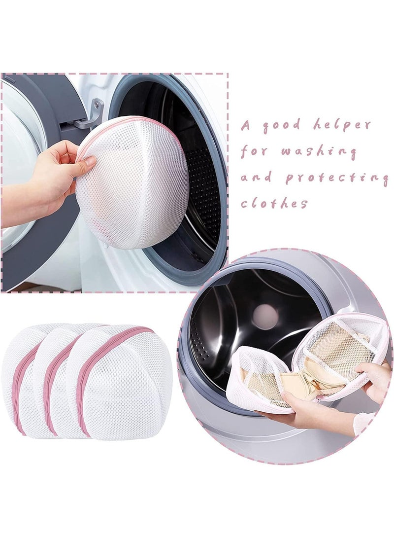 6 قطع من أكياس الغسيل الشبكية للصدريات، أكياس تخزين الغسيل النسائية، الملابس الداخلية مع سحاب للعناية الخاصة، قوية ومتينة، لأكياس التخزين، الملابس الداخلية، السراويل الداخلية، جوارب الأطفال - Image 3