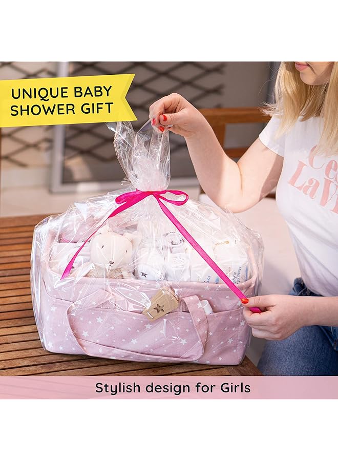 erorex Baby Diaper Caddy Organizer Baby Shower Basket Large Nursery Storage Bin For Changing Table Car - Image 5