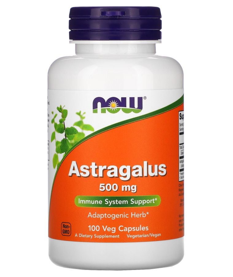 now Astragalus 500 mg 100 Veg Capsules