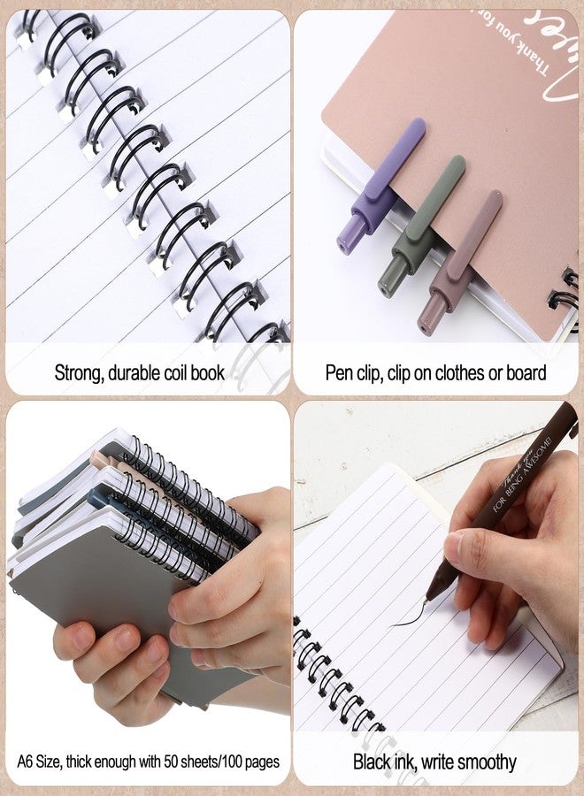 Honoson Back to School Gifts Bulk for Students Teacher, Inspirational Spiral Journal Notebook with Pen for Employee Team Teachers Students Classroom Rewards(Vivid Morandi Color,30 Sets) - Image 4