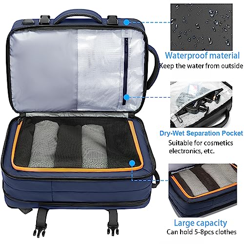BANGE 45L Travel Backpack, Expandable Backpacks,Traveling Business Backpack For 17.3” Laptop,Airport Suitcase Backpack For Men - Image 5