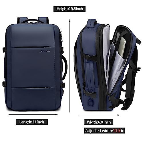 BANGE 45L Travel Backpack, Expandable Backpacks,Traveling Business Backpack For 17.3” Laptop,Airport Suitcase Backpack For Men - Image 4