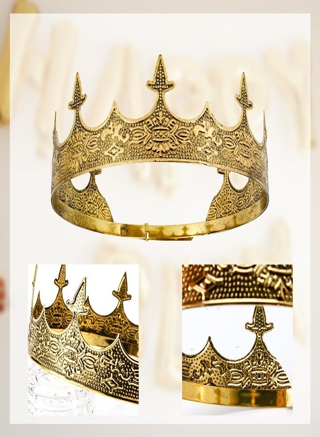 هابدو مجموعة زينة عيد الميلاد - تاج ملكي، وشاح، وإكسسوارات عيد ميلاد سعيد للرجال - Image 3