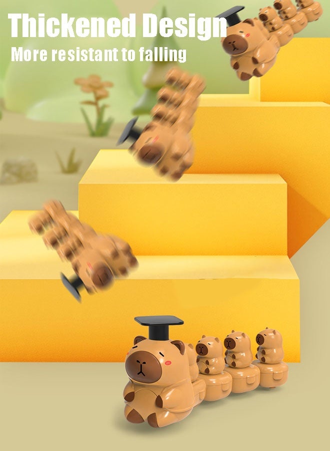 إيزي سو ألعاب سيارات "اضغط وانطلق"، للأطفال من سن 3 سنوات فما فوق، سيارة ضغط حيوانات الغابة الممتعة، سيارات سباق حيوانات للأطفال، مجموعة سيارات لعب للأطفال، ألعاب سيارات احتكاك "ادفع وانطلق"، ألعاب سيارات كرتونية منزلقة، أفضل الهدايا للأولاد والبنات - Image 4