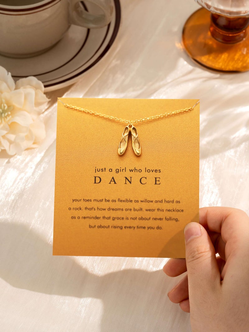 Baydurcan Dance Necklace for Women Ballerina Stuff Charm Ballet Necklace Accessories for Women (Dance Gifts) - Image 5