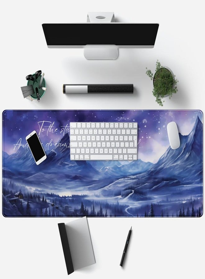 Mechanical Cattle Acotar Desk Mat Sara J Maas Fantasy Mouse Pad Large for Desk Computer Pc Laptop Aesthetic Desk pad Night Court City of Starlight Laptop Mouse and Keyboard pad 31.5 x 11.8in for Office Desk Decor - Image 3