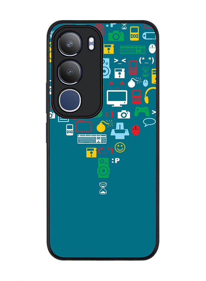 Stylizedd For vivo Y19s / Y19s Pro Case,Slim fit Camera Protection, Shockproof Thin Phone cover  - Convergence (Green)